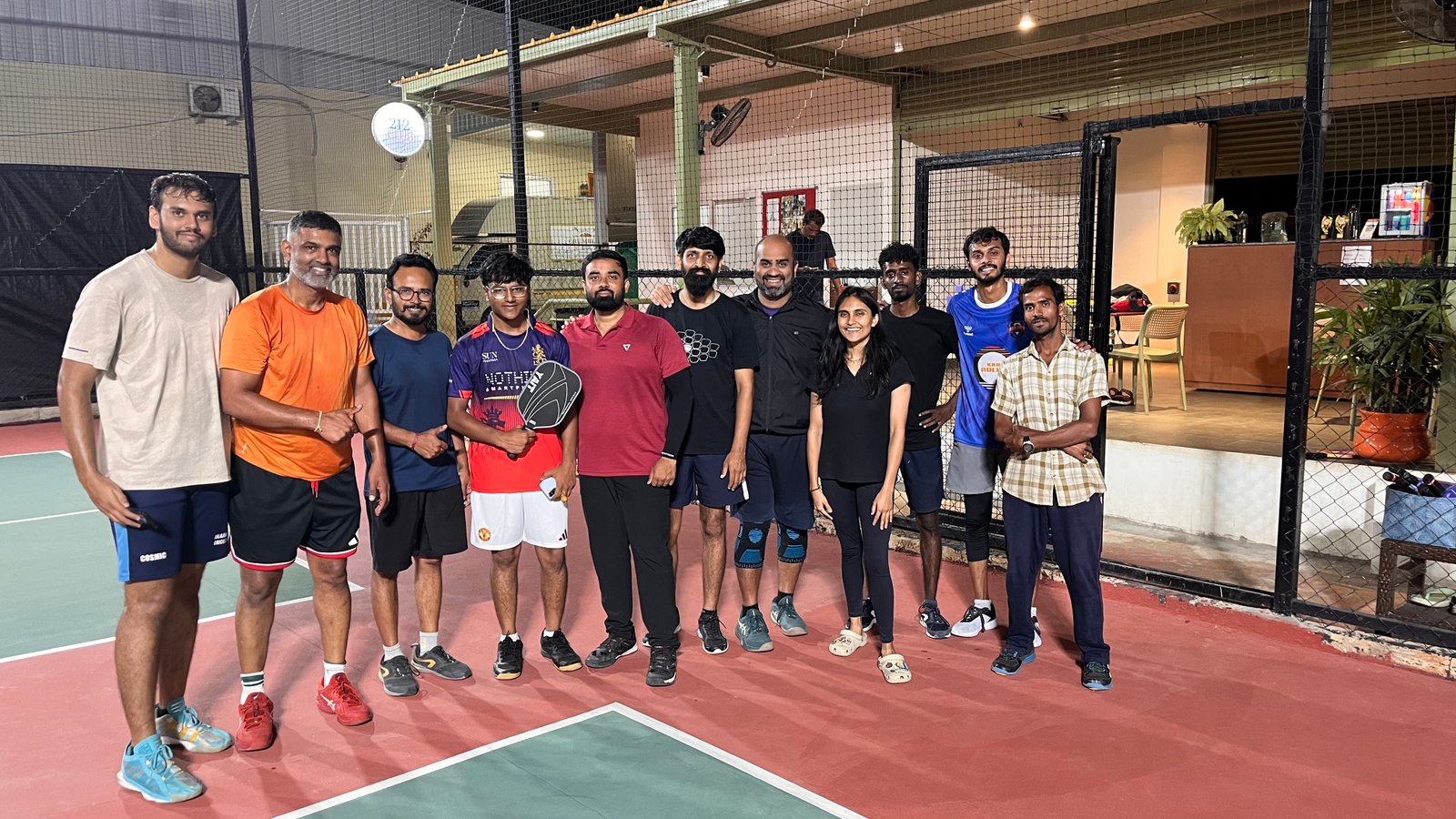 212° Club pickleball court