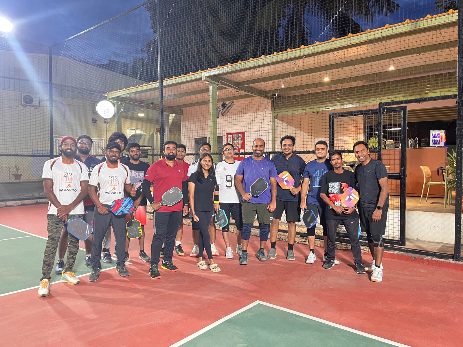 212° Club pickleball court
